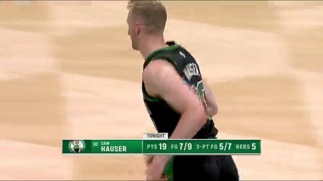NBA常规赛：凯尔特人vs黄蜂第4节中文解说回放