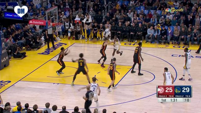 得分爆炸力就如同砍瓜切菜 库明加汤普森携手连砍8分