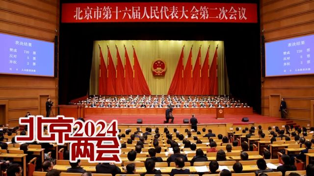 2024北京两会丨北京市十六届人大二次会议胜利闭幕