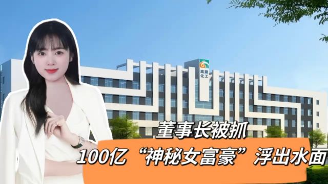 董事长被抓,100亿“神秘女富豪”浮出水面