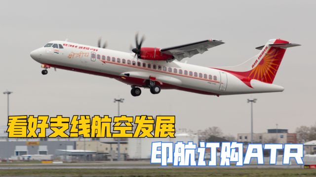 看好支线航空市场,印航订购ATR