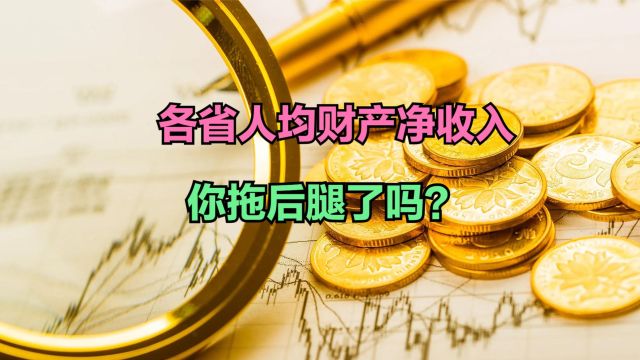 2022年31省份人均财产净收入排名出炉:京沪过万元,两省不足1千