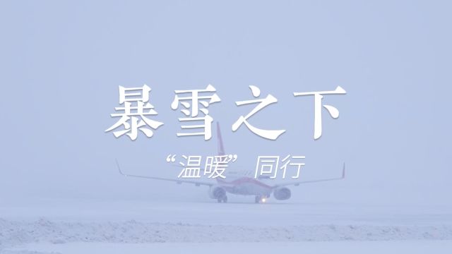 暴雪之下 “温暖”同行