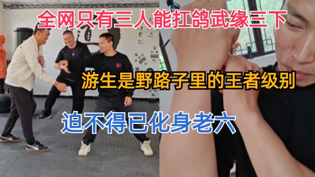 全网只有三人能扛鸽武缘三下,游生是野路子里的王者级别,迫不得已化身老六