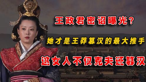 王政君密诏曝光?她才是王莽篡汉的最大推手!这女人不仅克夫还篡汉!_高清1080P在线观看平台_腾讯视频
