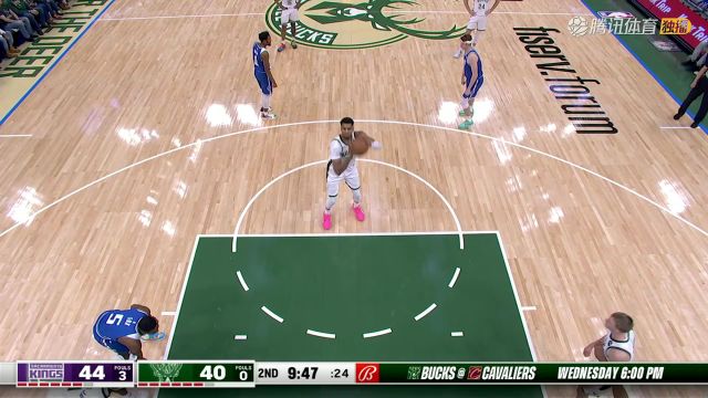 2023/24赛季NBA常规赛：国王 VS 雄鹿 全场回放