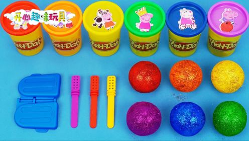 早教玩具：如何用闪光球制作彩虹冰淇淋，小朋友快一起来看看吧！
