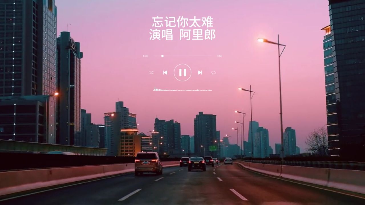 阿里郎伤感情歌《忘记你太难》