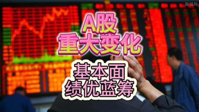 A股风格切换,蓝筹白马股基本面大涨,散户游资扎堆的题材票下跌