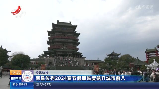 南昌位列2024春节假期热度飙升城市前八