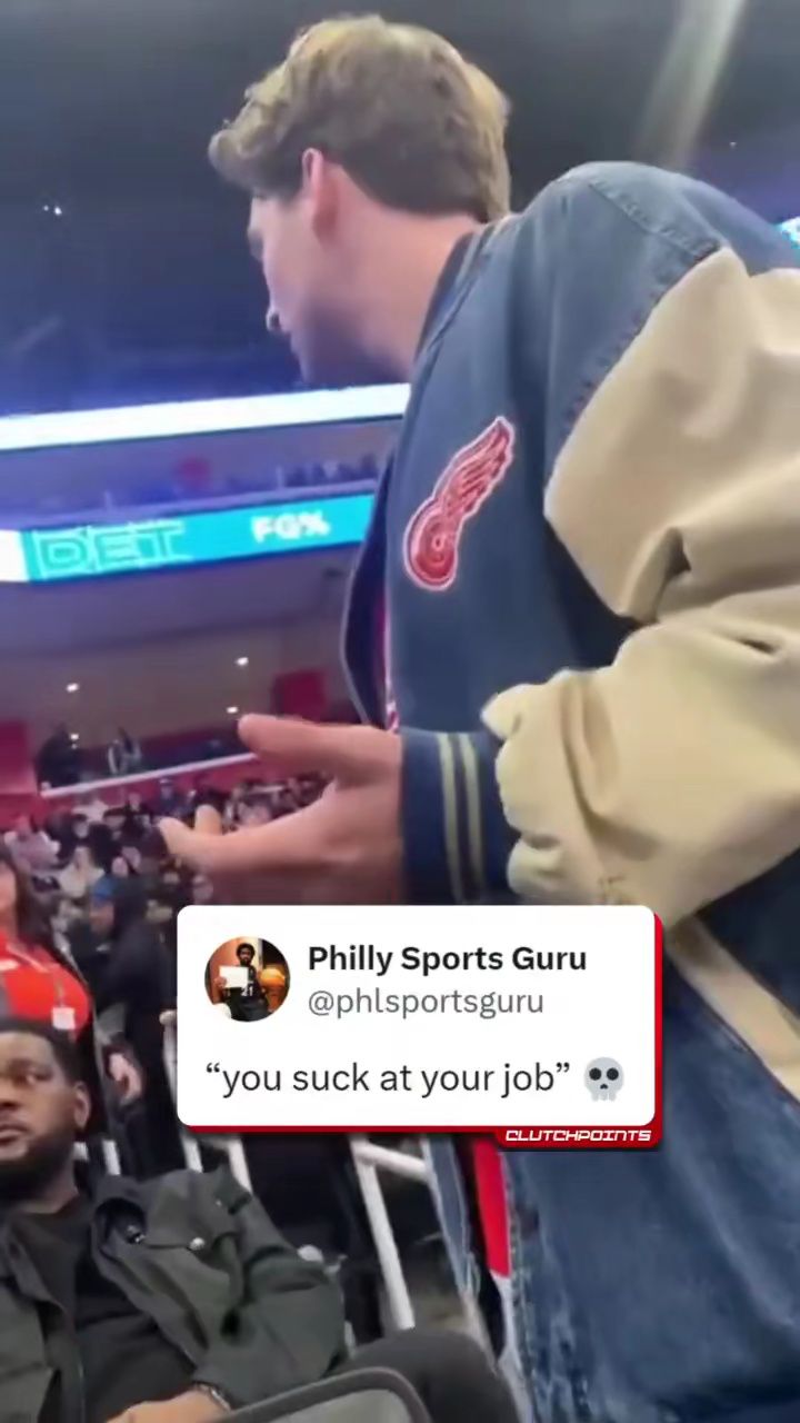 破防了?一球迷当面喷活塞gm:你工作真烂 被后者赶出球馆