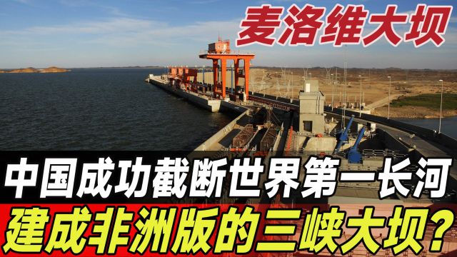 世界彻底傻眼了,中国成功截断世界第一长河?建成非洲版三峡大坝—麦洛维大坝