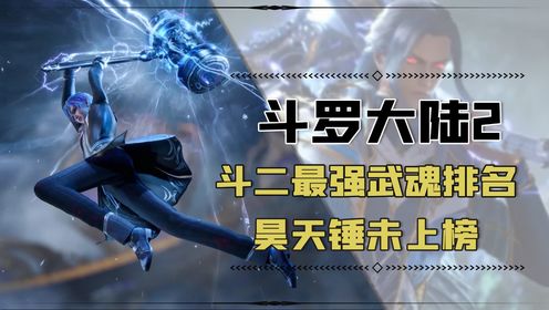 昊天锤都不配上榜,第一拿双生武魂也不换