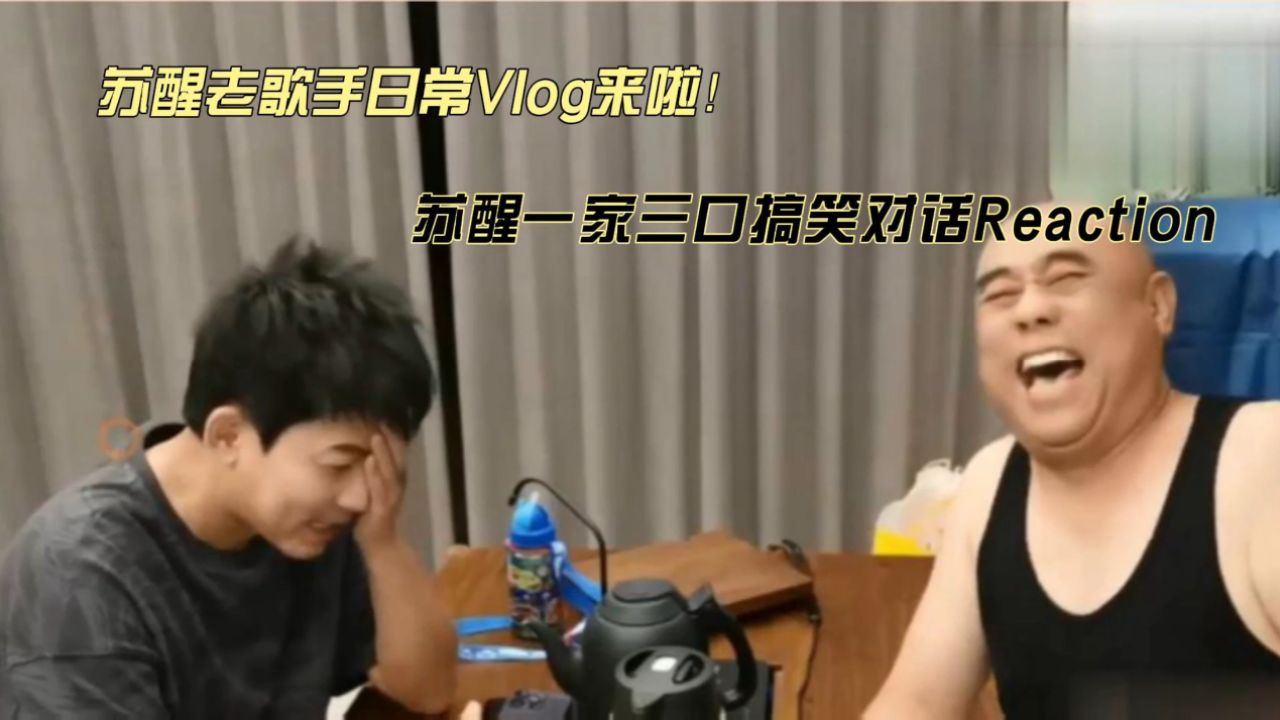苏醒一家三口搞笑对话reaction