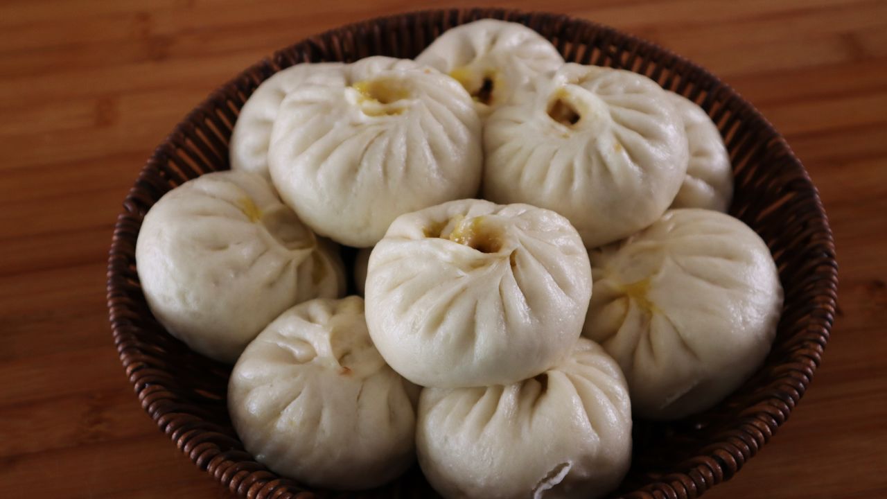 素馅包子最好吃做法,不加葱花不加鸡蛋,皮薄馅大,比肉