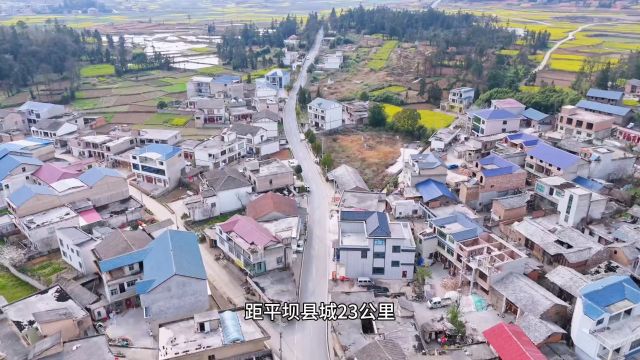 航拍安顺市辖区乡镇刘官乡水桥村你还想看哪里