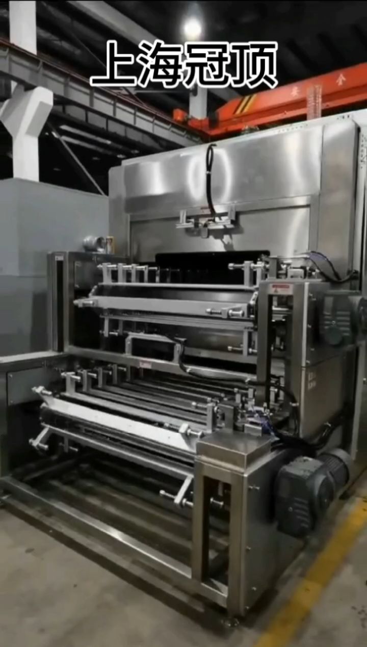 上海不锈钢双层隧道炉 热风循环电加热隧道式烤箱 冠顶公司制造