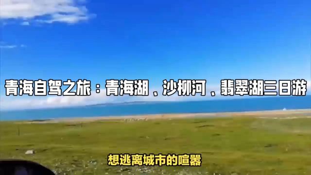 青海自驾之旅:青海湖、沙柳河、翡翠湖三日游