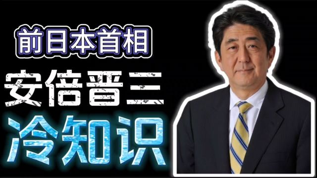 前日本首相安倍晋三的十个冷知识