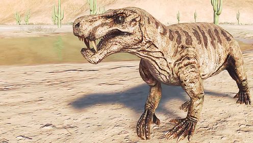 丽齿兽,二叠纪的荒原狼—游戏:侏罗纪世界进化