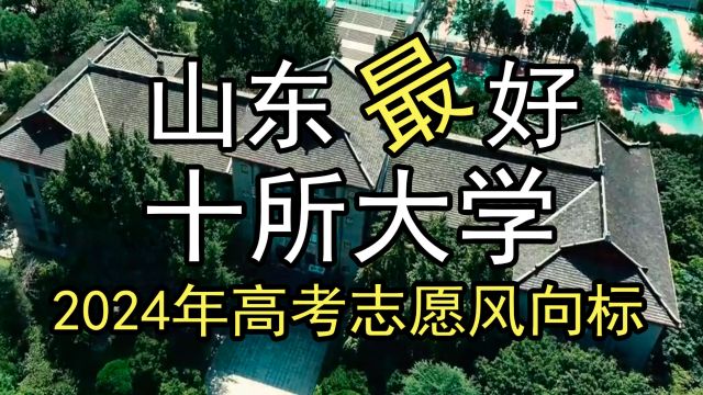 2024年高考志愿风向标:山东十所好大学及优势专业