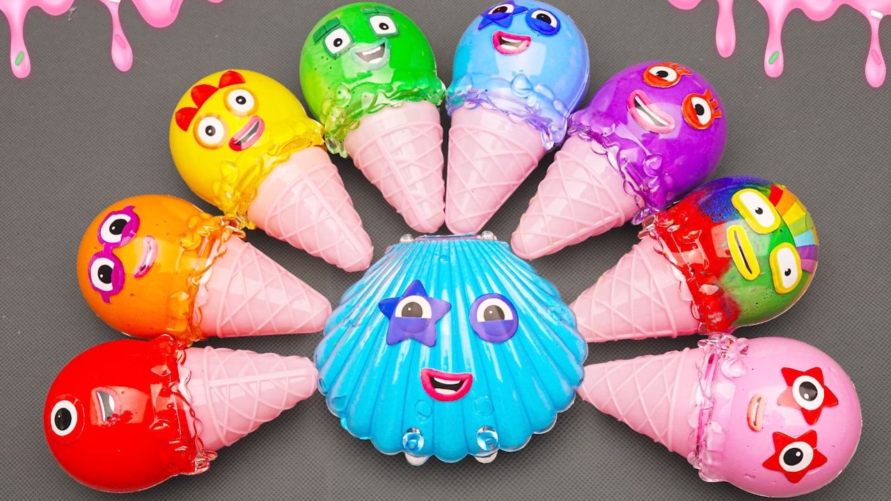 太空泥 太空沙 冰激凌形状的太空泥 解压助睡眠