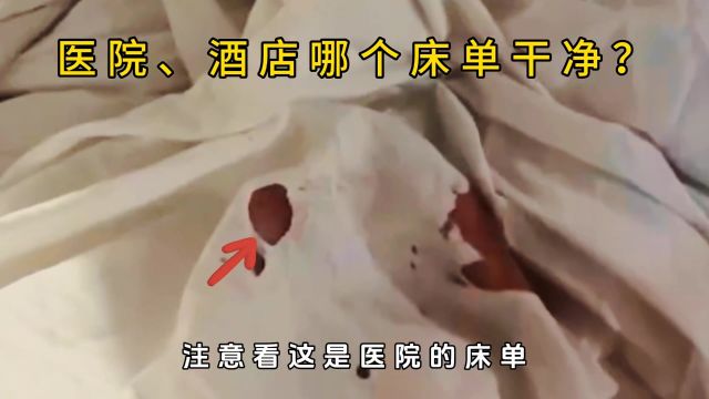 究竟是医院的床单干净,还是宾馆的床单更干净呢?结果让人意外 #涨见识 #冷知识 #奇闻趣事 #科普一下 #涨知识 #知识创作人 #奇闻 #生活百科 #有趣的知...