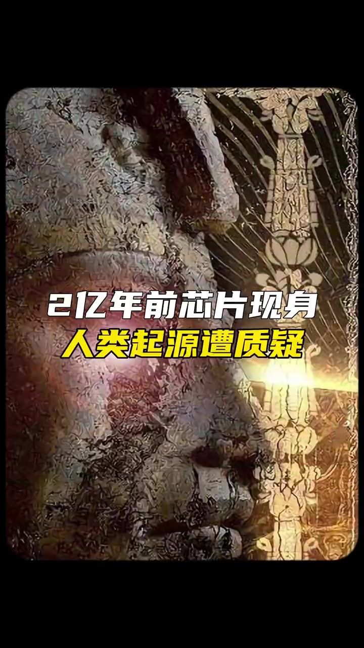 2亿年前人造芯片现身,人类起源遭受质疑#未解之谜 #海奥华预言 #探索