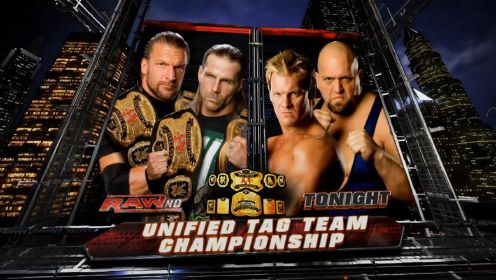 DX与杰里秀最终之战，争夺统一双打冠军，输家离开RAW！