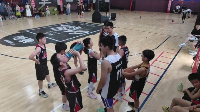 河南郑州小篮球领航梦之队与丰庆路小学U12交流赛集锦