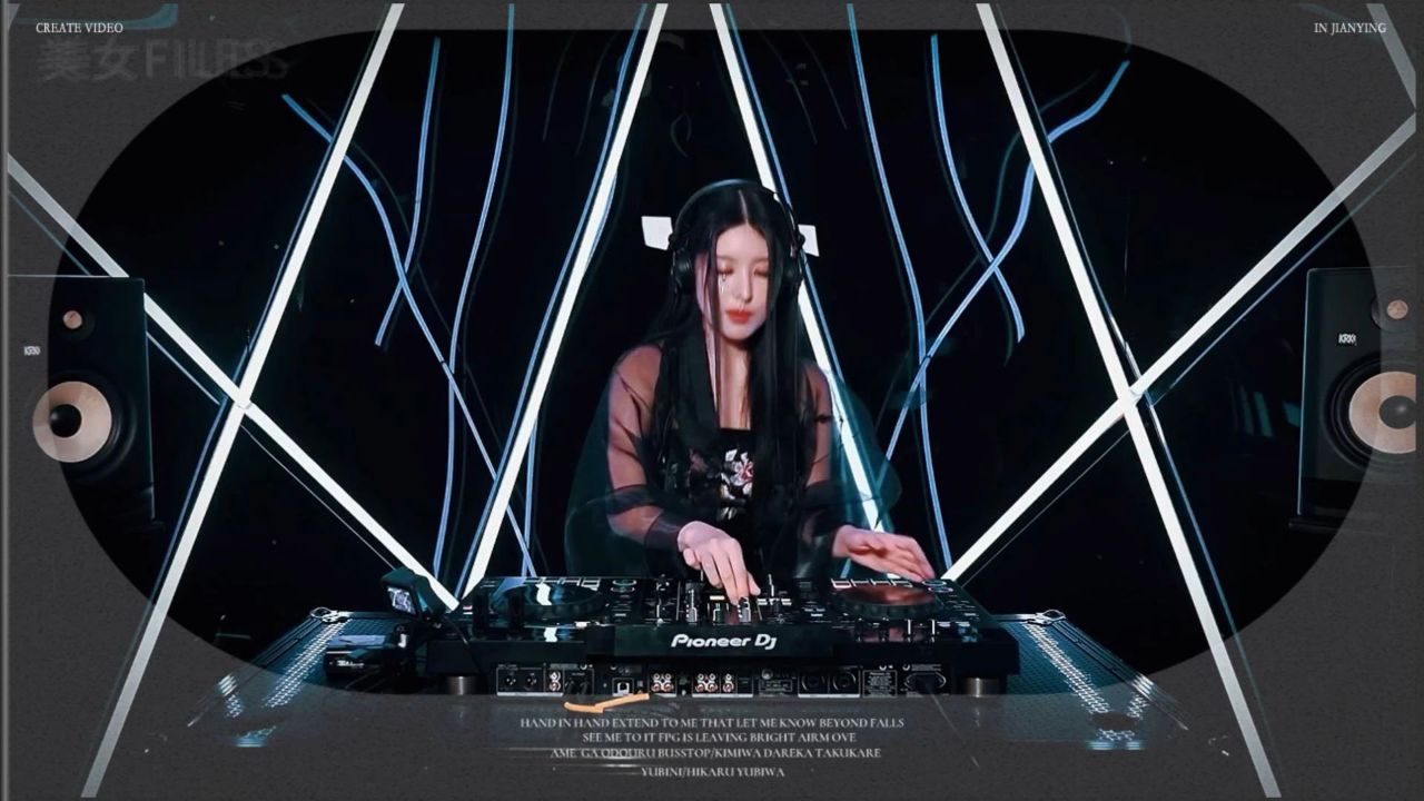 《id》| youna(尤娜)-dj现场打碟超燃|歌曲02#美女模特#性感dj#魅力