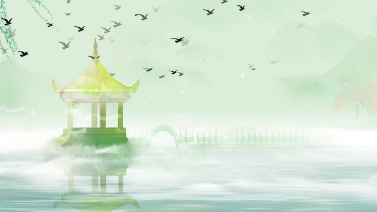 罗敷行led舞台背景 舞蹈演出背景