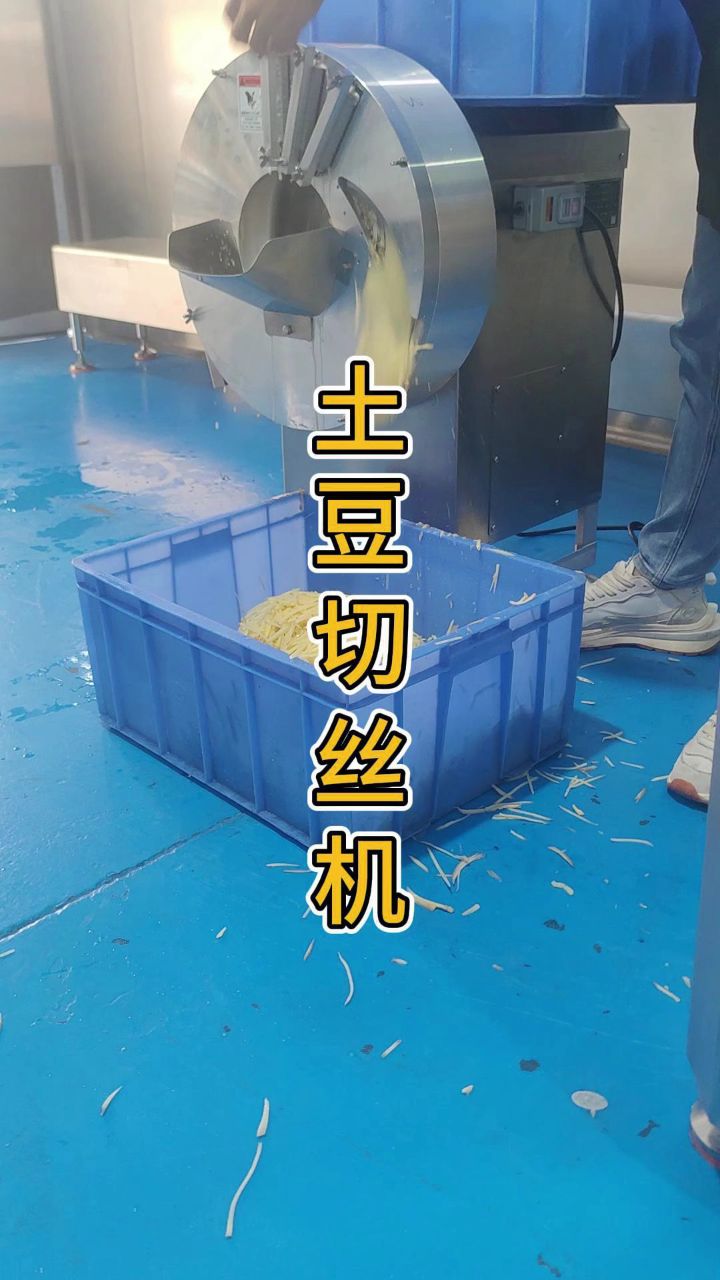 高效土豆切丝机,解放双手,切丝快如闪电,每小时可切1000斤#切丝切片机
