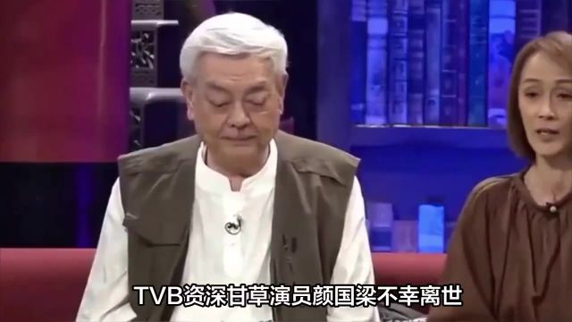 TVB资深甘草演员颜国梁去世