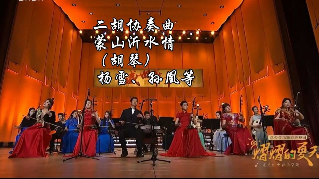 二胡协奏曲-蒙山沂水情(胡琴) - 杨雪,孙凰等