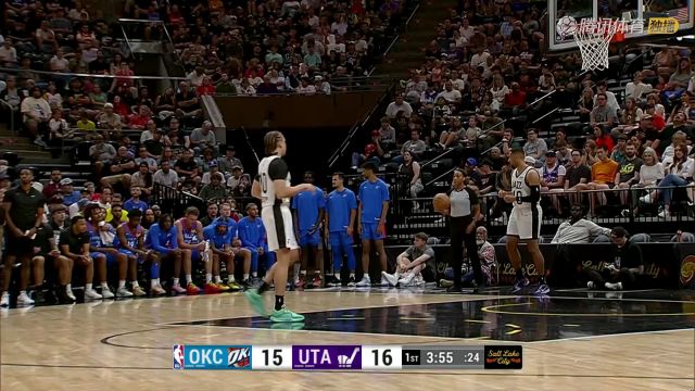 2024/25赛季NBA夏季联赛：雷霆 VS 爵士 全场回放