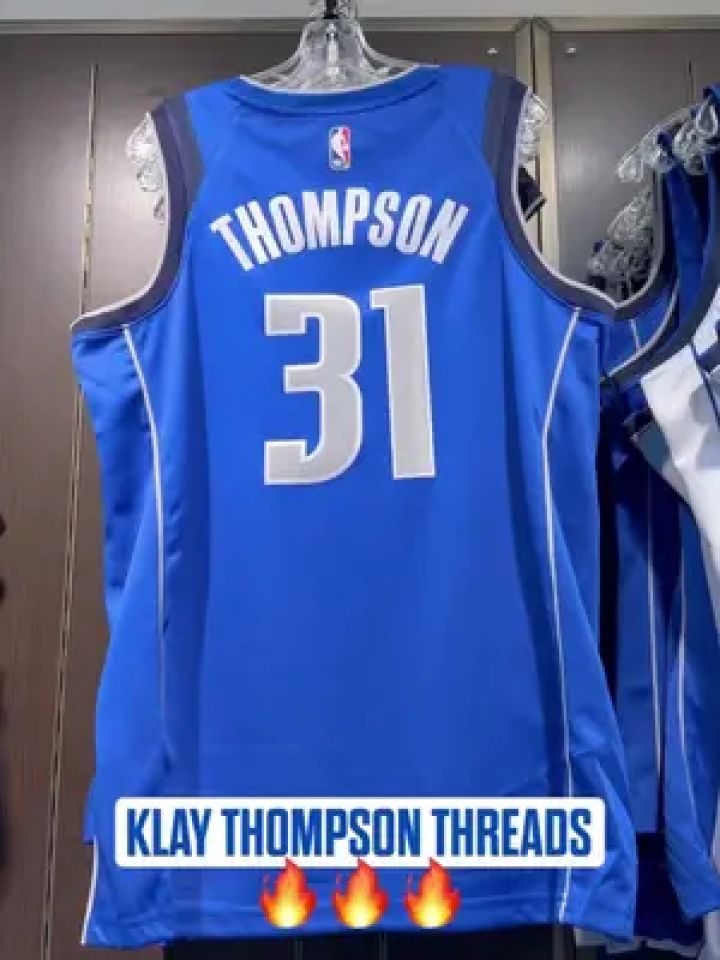 克莱独行侠的球衣来了 #克莱汤普森 #独行侠