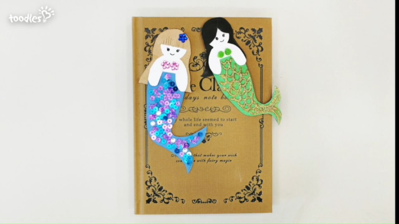 创意美术——美人鱼书签