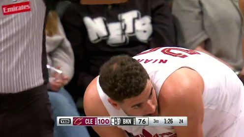 《布鲁克林篮网》【回放】NBA常规赛：骑士vs篮网第3节英文原声回放