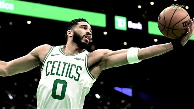 NBA常规赛：凯尔特人vs国王第3节英文原声回放