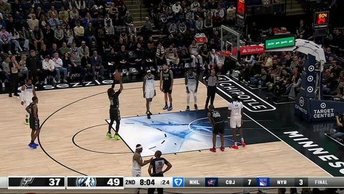 《NBA全场集锦》【回放】马刺vs森林狼第2节中文解说回放