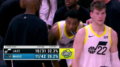《NBA全场集锦》NBA常规赛：爵士vs魔术第4节中文解说回放