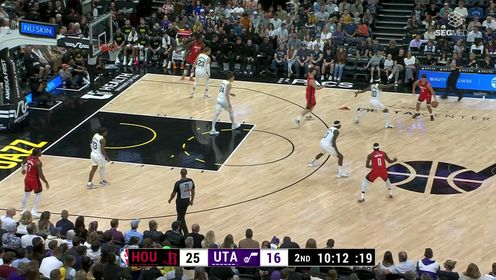 《NBA全场集锦》找到进攻节奏 探花谢泼德中距离稳稳命中拿下季前赛首分