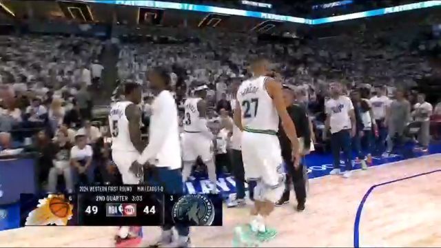 NBA季后赛：太阳vs森林狼二路皓篮球解说全场回放