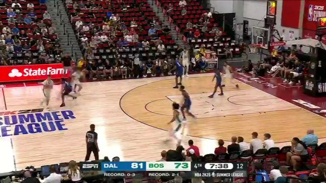 NBA夏季联赛：独行侠vs凯尔特人英文原声全场回放