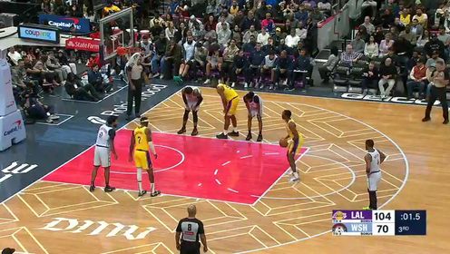 《NBA全场集锦》【回放】NBA常规赛：湖人vs奇才英文原声全场回放