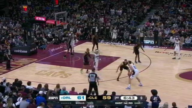 NBA季后赛：魔术vs骑士英文原声全场回放