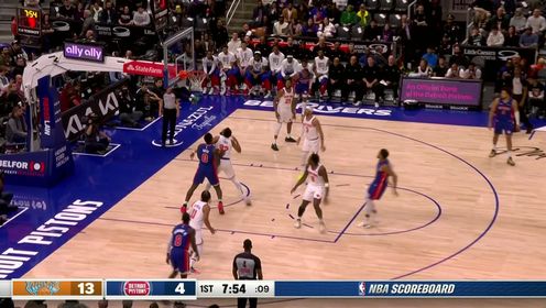 《NBA全场集锦》还是得靠我来！哈里斯急停中投稳稳命中