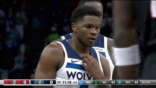 《NBA全场集锦》【回放】开拓者vs森林狼第1节英文原声回放