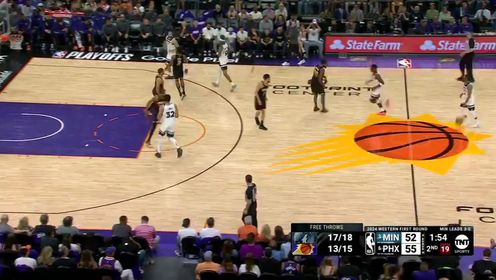 《菲尼克斯太阳》【回放】NBA季后赛：森林狼vs太阳第2节英文原声回放